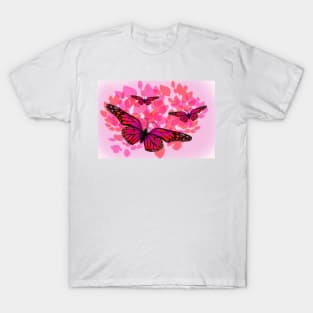 Red Butterflies T-Shirt